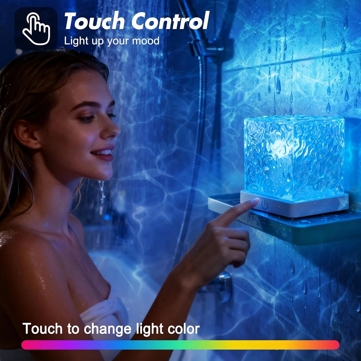Lampe de douche Vagues
